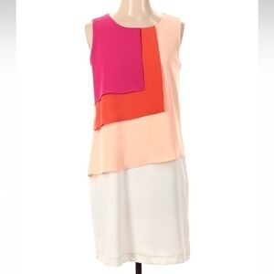 Anthropologie Jade Melody Tam Color block Dress Size S